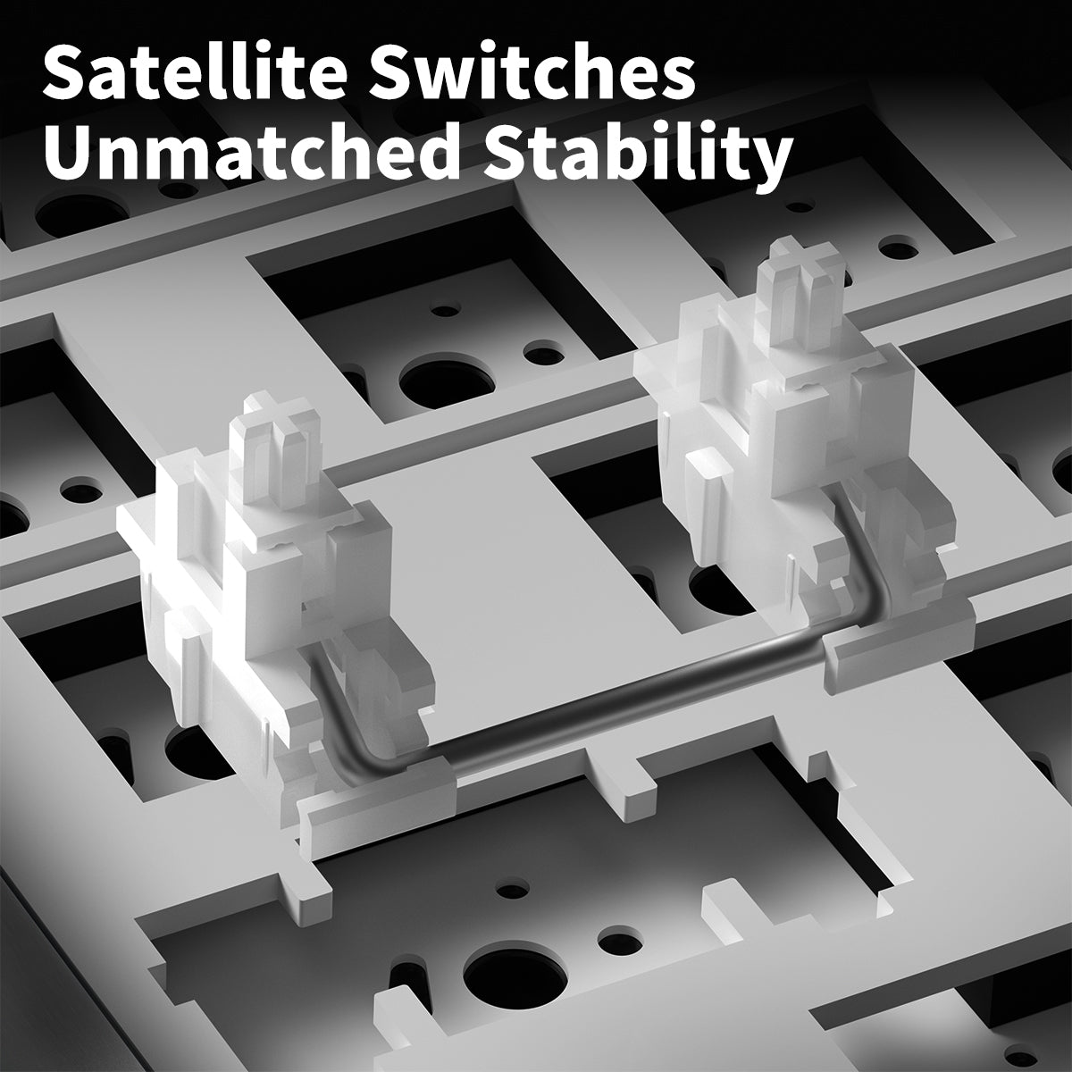 FL ESPOTRS 80% MK870PRO,Wireless Bluetooth Mechanical Keyboard