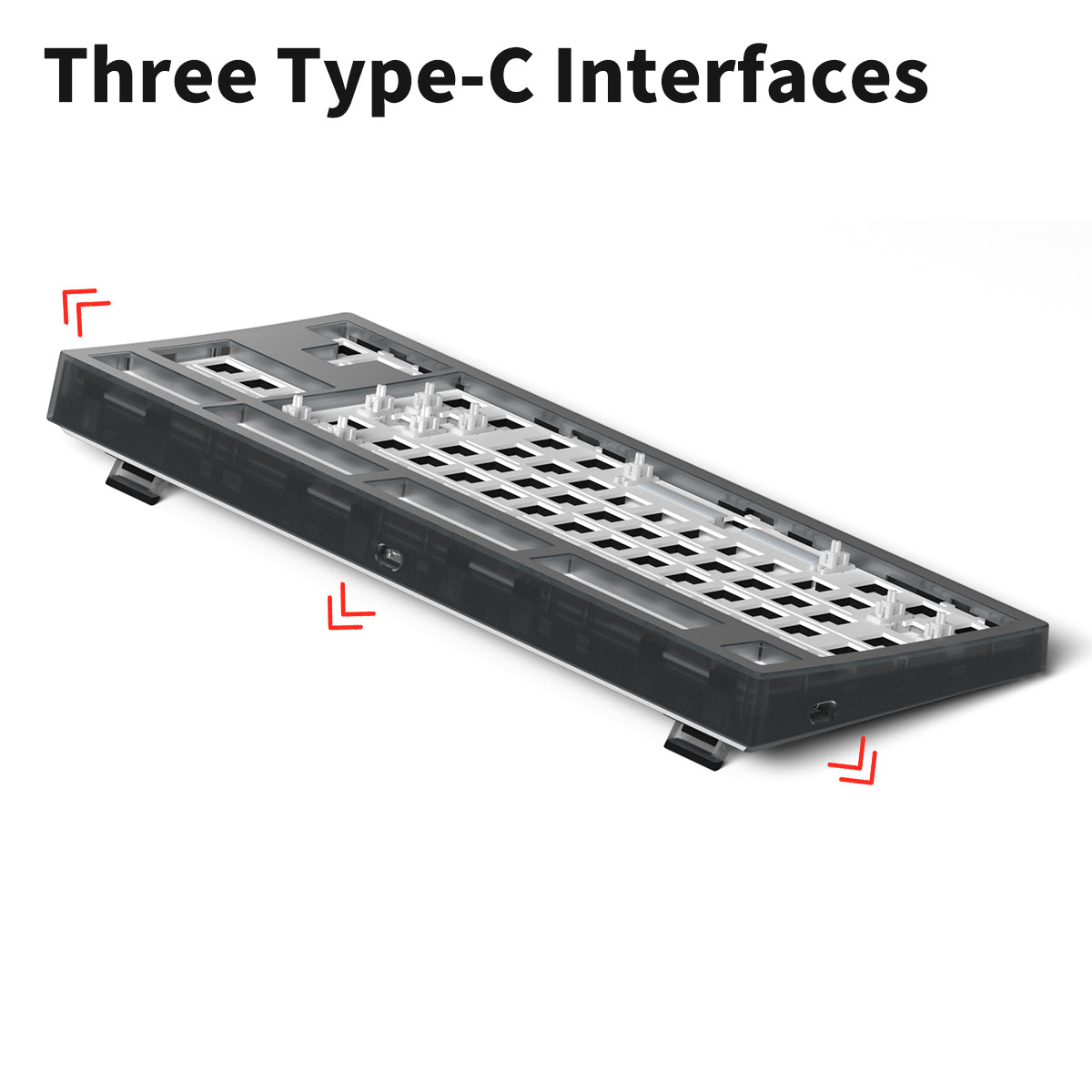 FL ESPOTRS 80% MK870PRO,Wireless Bluetooth Mechanical Keyboard