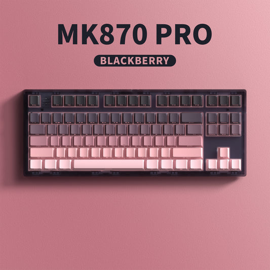 FL ESPOTRS MK870PRO 80% MK870PRO，Blackberry，With RGB Backlight, Wireless Bluetooth Mechanical Keyboard,  Support For 3 or 5 Pin Hot Swap Base